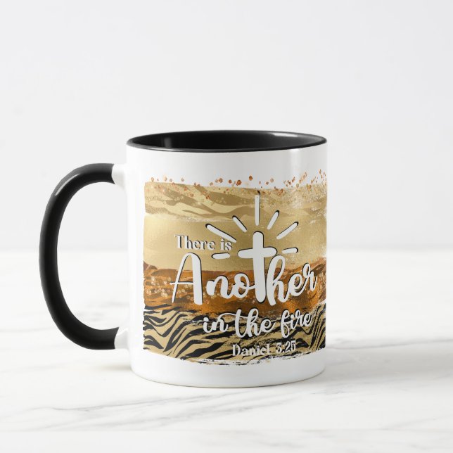 There Is Another In The Fire Christian Coffee Mug (Left)