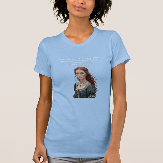 There is Beauty in the Grey T-Shirt (Front)