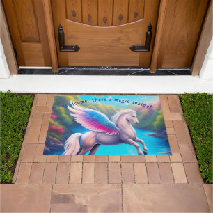 There is Magic Inside - Pegasus Welcome Mat
