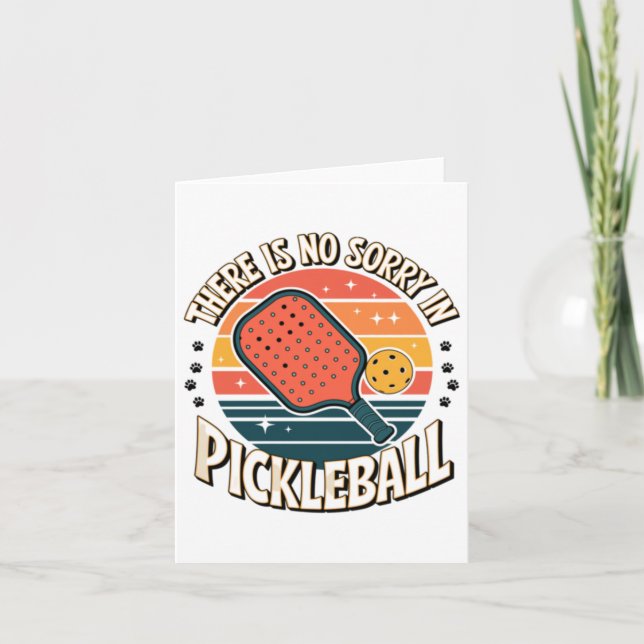 There Is No Crying In Tee Sticker  Card (Front)