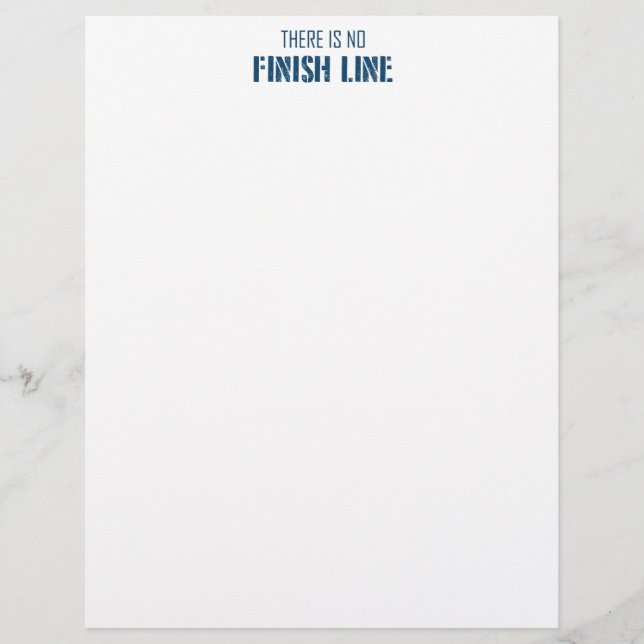 There Is No Finish Line (Front)