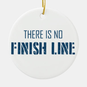 There Is No Finish Line Ceramic Tree Decoration