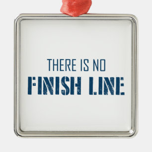 There Is No Finish Line Metal Tree Decoration