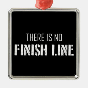 There Is No Finish Line Metal Tree Decoration