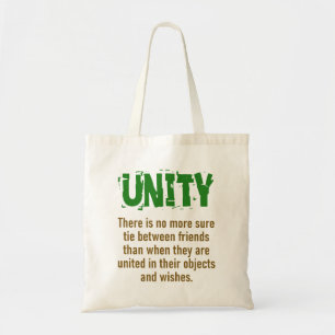 There Is No More Sure Tie - Unity Quote Tote Bag