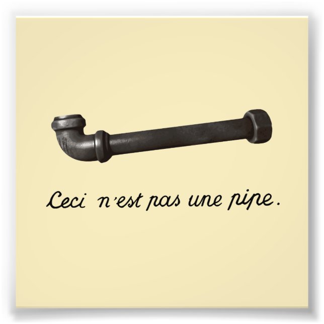 There is No Pipe Photo Print (Front)