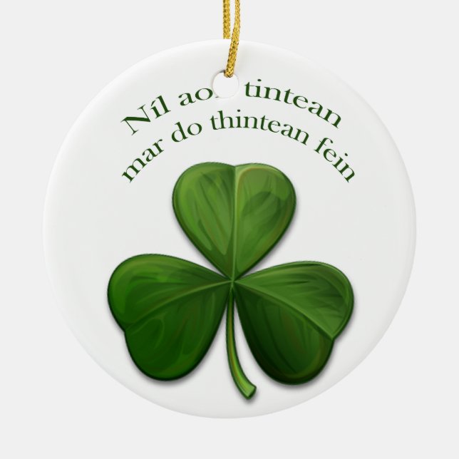 There is no place like home ceramic tree decoration (Front)