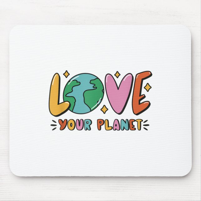 There Is No Plan B Climate Protection Environmenta Mouse Pad (Front)