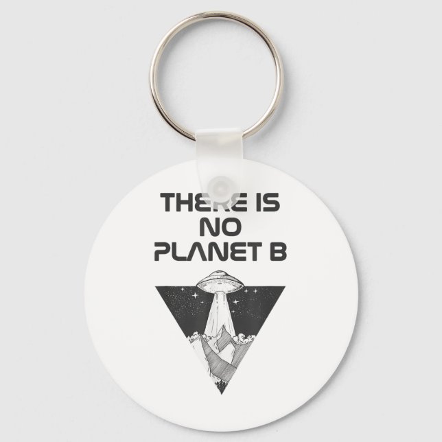 There Is No Planet B Clima And Environmental Prote Key Ring (Front)