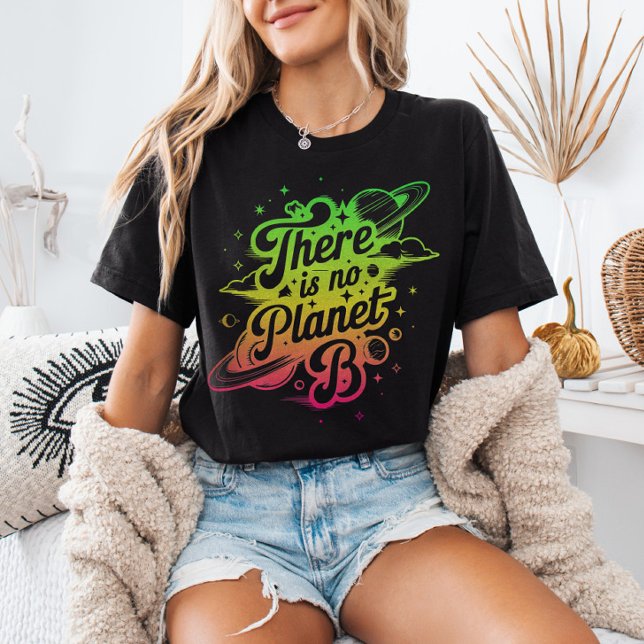 There is No Planet B Climate Change Awareness  Tri-Blend Shirt (Creator Uploaded)