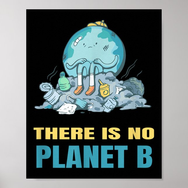 There Is No Planet B Earth Nature Environmental Pr Poster (Front)