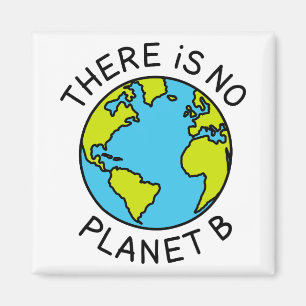 There Is No Planet B Environmental Concept2 Magnet
