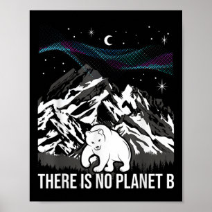 There Is No Planet B Environmental Protection Eart Poster