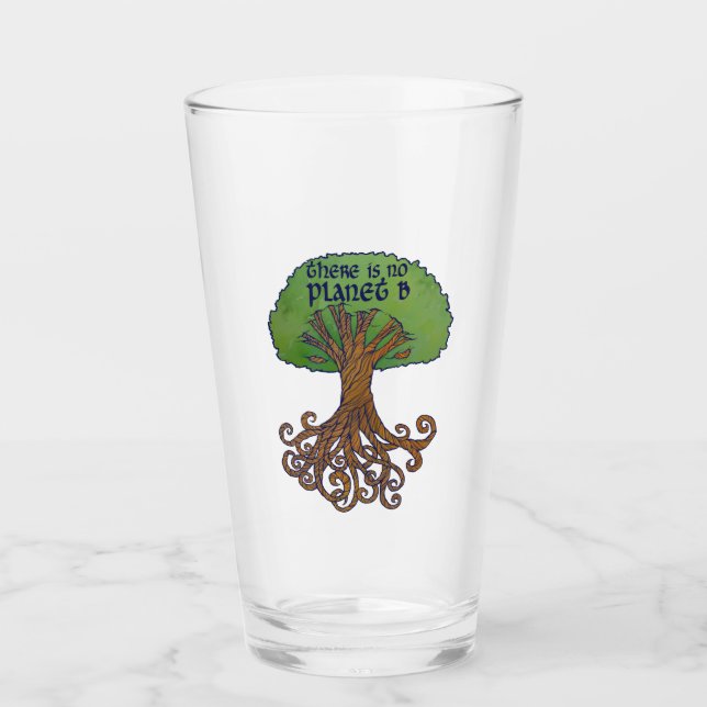 There is no planet B Glass (Front)