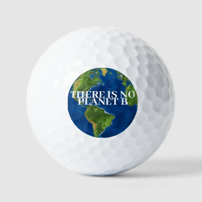 There Is No Planet B Golf Balls (Front)