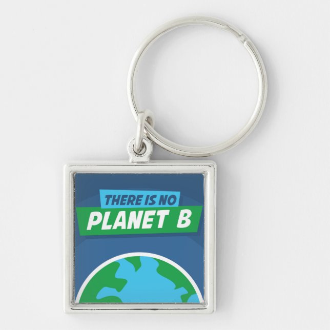 There Is No Planet B Key Ring (Front)