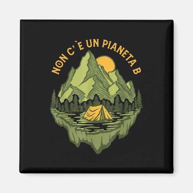 There Is No Planet B Mother Earth Environmental Magnet (Front)