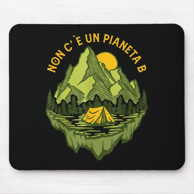 There Is No Planet B Mother Earth Environmental Pr Mouse Pad (Front)