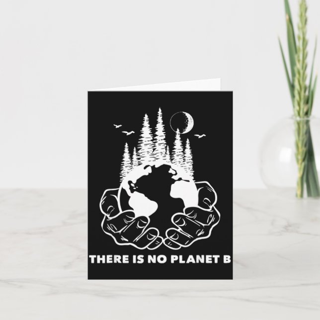 There Is No Planet B Save The Environment Nature E Card (Front)