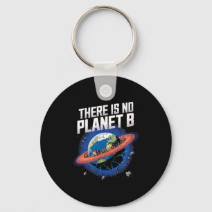 There Is No Planet B Sci-fi Earth Key Ring