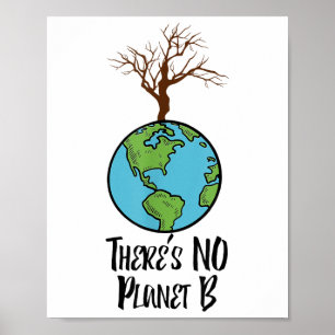 There Is No Planet B T Shirt, Earth Day, Environme Poster