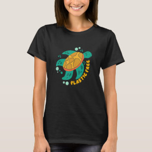 There Is No Planet B  Turtle  Save The Ocean 8 T-Shirt