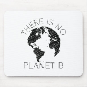There Is No Planet B World Against Global Warming Mouse Pad
