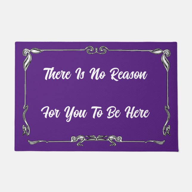 There is no reason doormat (Front)