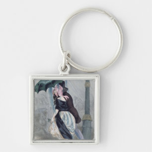 There is Nothing as Expensive as Le Bon Marche' Key Ring