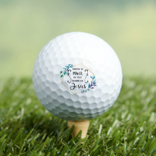 There is Power in the Name of Jesus Golf Balls