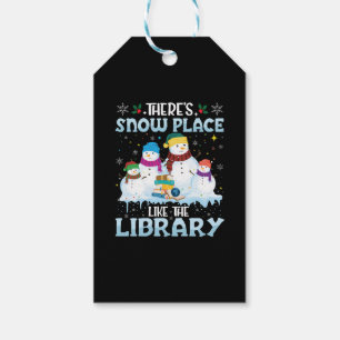 There is Snow Place Like The Library Christmas Gift Tags