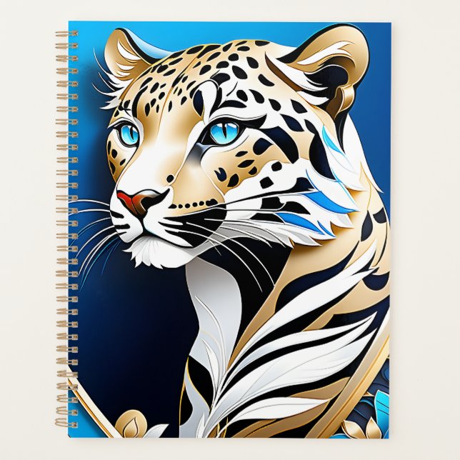 There is something about a leopard that is both re planner (Front)