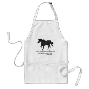 There is Something About the Outside of A Horse Standard Apron