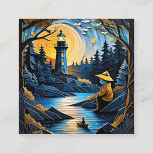 There is something special about paper art. Maybe  Square Business Card