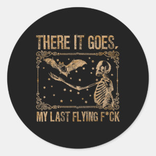 There It Goes Classic Round Sticker