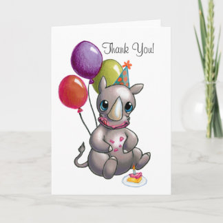 There’s a New Rhino in Town Greeting Card