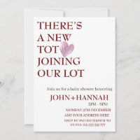 There’s a New Tot Joining Our Lot Coed Baby Shower
