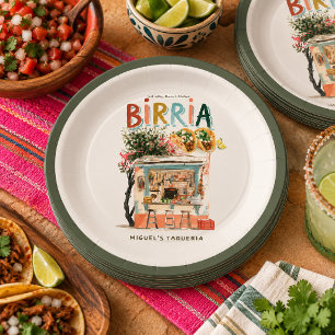 There’s Always Birria Family Taqueria Paper Plate