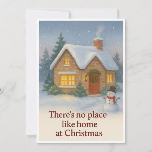  There’s No Place Like Home at Christmas  Holiday Card