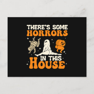 There Some Horrors In This House Funny Humour Hall Postcard