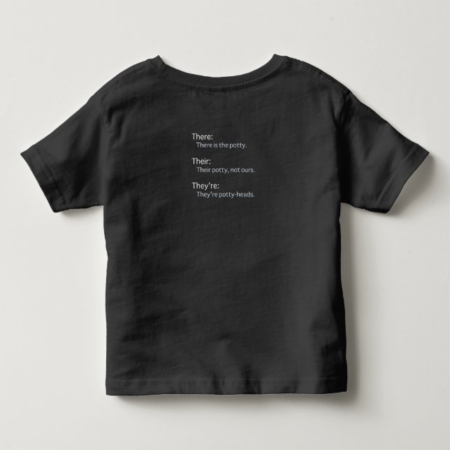 There Their They're Shirt (Back)