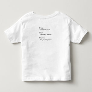 There Their They're Shirt