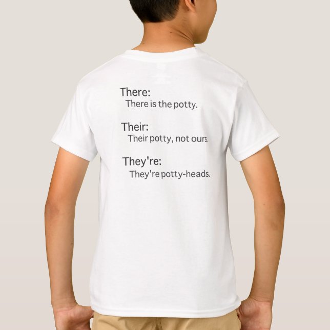 There Their They're Shirt (Back)