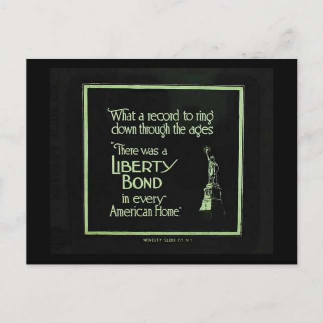 There Was a Liberty Bond in Every American Home Postcard (Front)