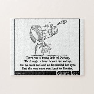 There was a Young Lady of Dorking Jigsaw Puzzle