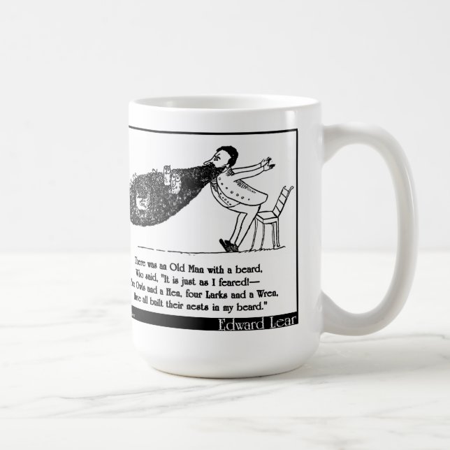 There was an Old Man with a beard Coffee Mug (Right)