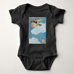 There was an old woman tossed in a basket, Rhyme Baby Bodysuit
