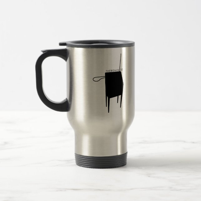 Theremin 30 RCA silhouette Travel Mug (Left)