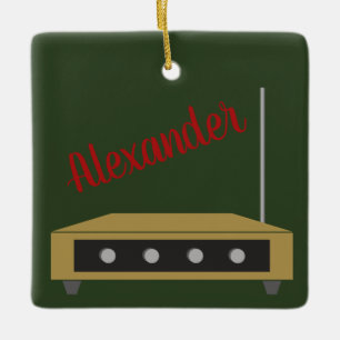 Theremin Personalised Christmas Ornament