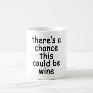 There's A Chance This Could Be Wine Coffee Mug.png Mug